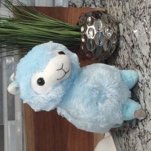 Powder blue llama, alpaca, baby shower, gift,  stuffed animal